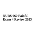 NURS 660 Painful Exam 4 Review 2023