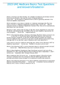 UHC Medicare Basics Exams &vert;&vert; UHC Medicare Basics Tests &vert;&vert; UHC Events Basics Test &vert;&vert; UHC CERTIFICATIONS &lbrace;BUNDLE COMPILATION&rcub;