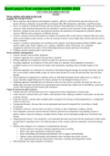 Sport psych final condensed EXAM GUIDE 2022