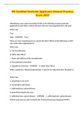 NV Certified Pesticide Applicator General Practice Exam 2023