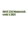 MAT 232 Homework week 1 2023 | Statistical Literacy | MAT 232 Week 1 Assignment | MAT 232 Week 1 5 Assignments 2023 | MAT 232 Midterm Exam 2023 | MAT 232 Statistical Literacy Assignment Week 3 | MAT 232 Week 2 Assignment | MAT232 Week 4 Assignment Rated A