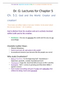 THEO 201 Ch. 5 - Lecture Notes