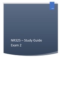 NR325 &ndash; Study Guide Exam 2