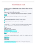 PA EFDA BOARD EXAM - QUESTIONS AND 100&percnt; CORRECT ANSWERS