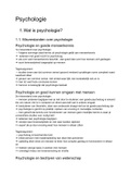 Psychosociaal handelen: psychologie