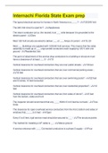 Internachi Florida State Exam prep &vert; 500&plus; Questions with 100&percnt; Correct Answers &vert; 33 Pages