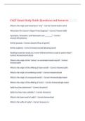 CALT Exam Study Guide &vert; 400&plus; Questions &vert; 100&percnt; Correct Answers