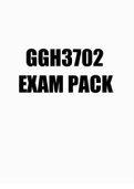 GGH3702 EXAM PACK 2023