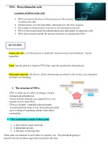 DNA - Life science GR12 IEB notes/summary