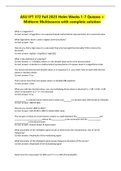 ASU IFT 372 Fall 2023 Helm Weeks 1-7 Quizzes &plus; Midterm Multisource with complete solution