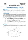Lab 4: Nodal Voltage Analysis