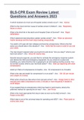 BLS-CPR Exam Review Latest Questions and Answers 2023&period;