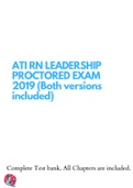 ATI RN COMMUNITY HEALTH 2019 PROCTORED EXAM VERSION 1&period;pdf