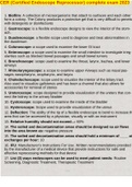 CER &lpar;Certified Endoscope Reprocessor&rpar; complete exam 2023