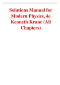 Modern Physics, 4e Kenneth Krane (Solutions Manual)