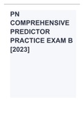  PN COMPREHENSIVE PREDICTOR PRACTICE EXAM B [2023]