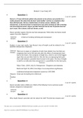 A&P 1 MA278/BSC2 Module 3 Case Study | 100% VERIFIED