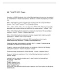 MLT ASCP BOC Exam Questions And Answers