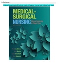 LeMone, Burke, Bauldoff, Medical-Surgical Nursing 6th Edition Test Bank / Test Bank For Medical-Surgical Nursing: Clinical Reasoning In Patient Care (6th Edition) (Medical Surgical Nursing – Lemone) 6th Edition (all chapters 1- 50 complete)WITH RATIONALE