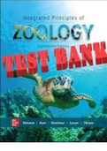 Integrated Principles of Zoology 18th Edition by Cleveland Hickman, Jr., Susan Keen and David Eisenhour. ISBN 9781260569452, 1260569454. All 38 Chapters. 684 Pages. TEST BANK