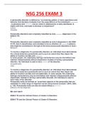 NSG 526 ACTUAL FINAL EXAM 3 LATEST GUIDE SOLUTION RATED A&period;