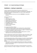 samenvatting arbeid- en organisatiepsychologie 1 t/m 17 