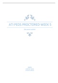 ATI PEDS PROCTORED WEEK 5 