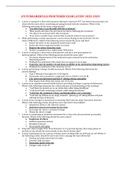 ATI FUNDAMENTALS PROCTORED EXAM LATEST-2022-2023