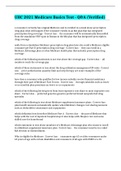 UHC 2021 Medicare Basics Test - Q&A &lpar;Verified&rpar;