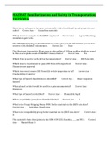 HAZMAT Familiarization and Safety in Transportation 2023 Q&A