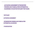 Test Bank for Advanced Assessment Interpreting Findings differential&lowbar;diagnoses&lowbar;4th&lowbar;edition&lowbar;goolsby