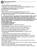 ATLS practice 2022 Questions With All the Correct Answers
