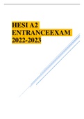 HESI A2 ENTRANCE EXAM 2022-2023 ALL SUBJECTS.