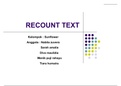 recout text