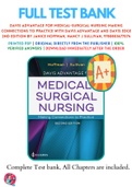 Test Bank For Davis Advantage for Medical-Surgical Nursing Making Connections to Practice with Davis Advantage and Davis Edge 2nd Edition By Janice Hoffman, Nancy J Sullivan 9780803677074 Chapter 1-71 Complete Guide .