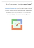 Employee monitoring software 