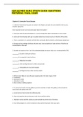 NUR 502 MED SURG STUDY GUIDE QUESTIONS MATURING FINAL EXAM