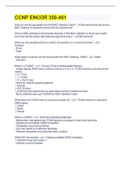 CCNP ENCOR 350-401 &vert; 714 Questions with 100&percnt; Correct Answers &vert; 89 Pages