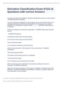 Derivative Classification Exam IF103&period;16 Questions with correct Answers