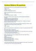 Centene Midterm 50 questions &vert; with 100&percnt; Correct Answers