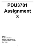 PDU3701- Philosophy of Education Assignment 3 