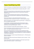 Cigna HealthSpring 2022 &vert; all answers are 100&percnt; correct
