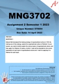 MNG3702 Assignment 2 Semester 1 2023  (575654)
