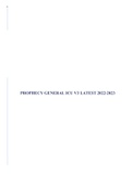 PROPHECY GENERAL ICU V3 LATEST 2022-2023