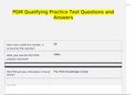 Pgm Qualifying Practice Test Flashcards _ Quizlet.  questions verified with 100% correct answers