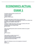 ECON 321 ACTUAL EXAM 1(2022/2023) SERIES COMPLETE GUIDE RATED AND GRADED A.