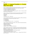 SOLVED- Elaborated Module 5 Capstone - Transition to Practice Quiz 100&percnt; correct