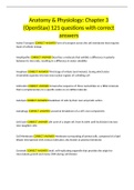 Anatomy & Physiology: Chapter 3 (OpenStax) 121 questions with correct answers