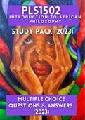 PLS1502 (Introduction to African Philosophy) Multiple Choice Questions and Answers Pack