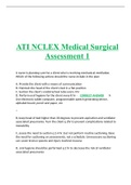ATI NCLEX Medical Surgical Assessment 1